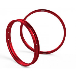 PROSTUF front rim + rear rim - 21 x 1.60 - 19 x 2.15 - Red