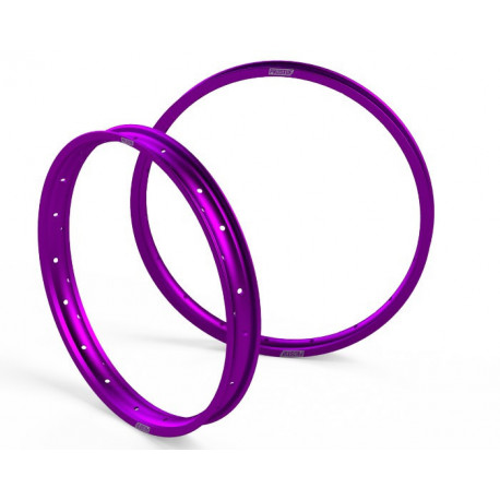 PROSTUF front rim + rear rim - 21 x 1.60 - 19 x 2.15 - Purple