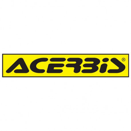 Autocollant Acerbis 14 cm - Jaune/Noir