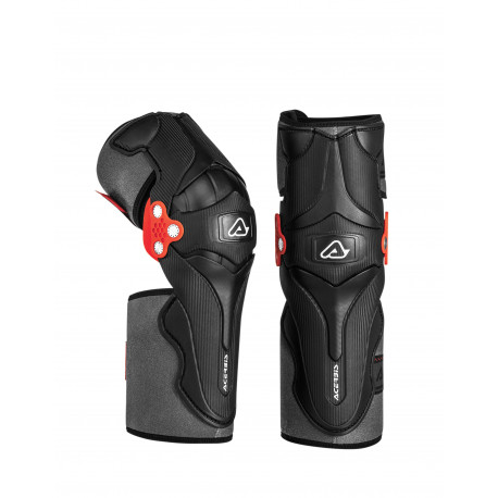 X-STRONG KNEE GUARDS - BLACK/RED 