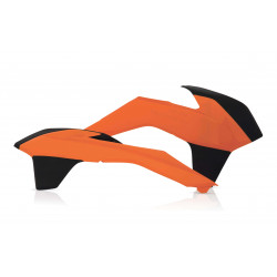 Ouies de radiateurs KTM EXC/EXCF 14-16 + SX/SXF 13-15 - Noir/Orange 2016