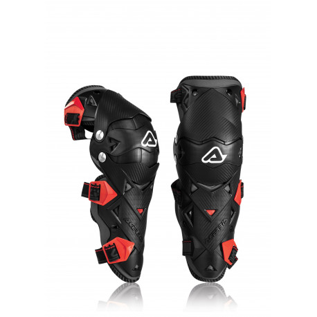 KNEE GUARDS IMPACT EVO 3.0 - BLACK/RED - ONE SIZE