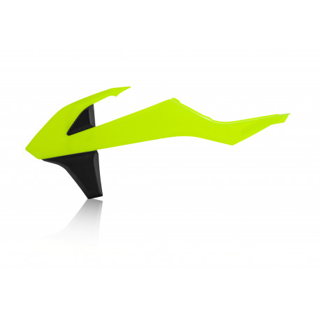 RADIATOR SCOOPS KTM EXC 17-18 + SX 16-18 - FLUO YELLOW/BLACK