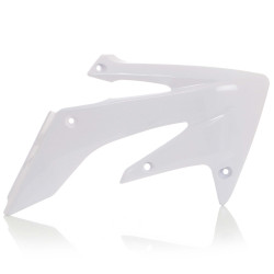 RADIATOR SCOOPS HONDA CRF250 04-09 + CRF250X 04-17 - WHITE