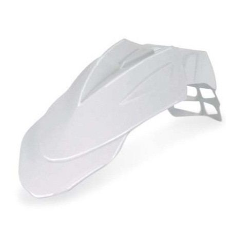 SUPERMOTARD FRONT FENDER - WHITE