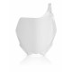 FRONT NUMBER PLATE YAMAHA YZ 125/250 06-14 + YZF 06-09 - WHITE