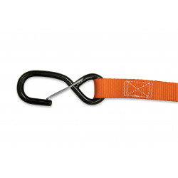 TIE DOWNS 25MM (2PCS.) - ORANGE