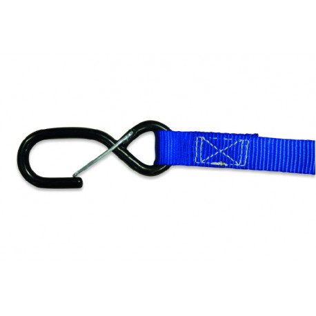 TIE DOWNS 25MM (2PCS.) - BLUE