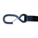 TIE DOWNS 25MM (2PCS.) - BLACK