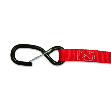 TIE DOWNS 25MM (2PCS.) - RED