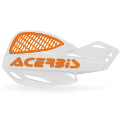 VENTED UNIKO HANDGUARDS - WHITE/ORANGE