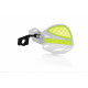 VENTED UNIKO HANDGUARDS - WHITE/FLUO YELLOW