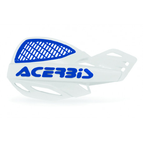 VENTED UNIKO HANDGUARDS - WHITE/BLUE