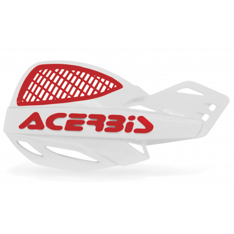 VENTED UNIKO HANDGUARDS - WHITE/RED