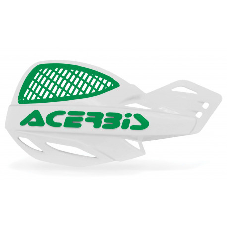 VENTED UNIKO HANDGUARDS - WHITE/GREEN