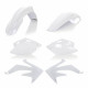 PLASTIC KIT HONDA CRF450 07-08 - WHITE
