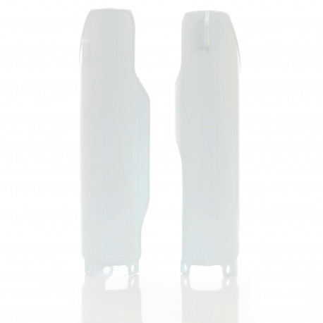 LOWER FORK COVER HONDA CR125/250 95-03 + CRF450 02-03 - WHITE