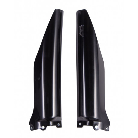 Protèges fourches Kawasaki KX125/250 04-08 + KXF25 04-05 - Noir