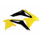 RADIATOR SCOOPS SUZUKI RMZ 450 08-17 - YELLOW/BLACK