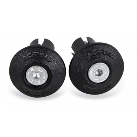 HANDLEBAR END CAPS (PACK OF 10 PCS) - BLACK