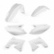 PLASTIC KIT KAWASAKI KXF250 09-12 - WHITE