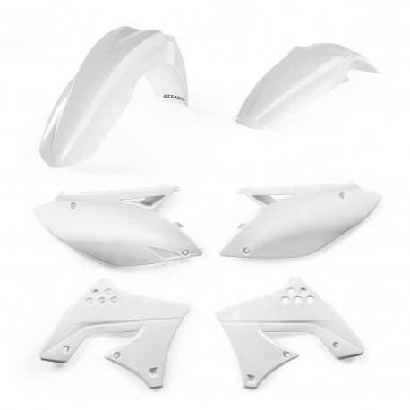 PLASTIC KIT KAWASAKI KXF250 09-12 - WHITE