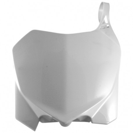 Plaque Avant Honda CRF250 10-13 + CRF450 09-12 - Blanc