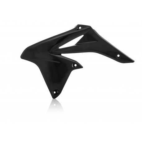 RADIATOR SCOOPS SUZUKI RMZ250 10/18 - BLACK