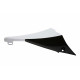 RADIATOR SCOOPS (SEAT SIDE) YAMAHA YZ450 10/13 - BLACK/WHITE