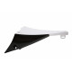 Ouies de radiateurs (coté selle) Yamaha YZ450 10/13 - Noir/Blanc