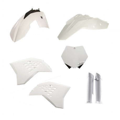 Full Kit Plastique KTM SXF 07-10 - Blanc