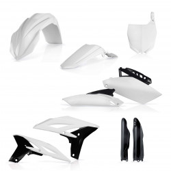 Full Kit Plastique Yamaha YZF250 10-13 - Blanc/Noir