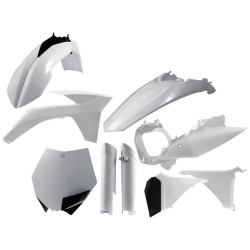 Full Kit Plastique KTM SXF 11/12 + SX 12 - Blanc