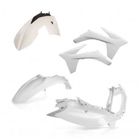 PLASTIC KIT KTM SXF 11/12 + SX 11/12 - WHITE