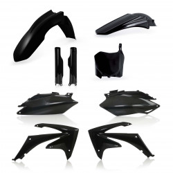 FULL PLASTIC KIT HONDA CRF250 11-13 + CRF450 11-12 - BLACK