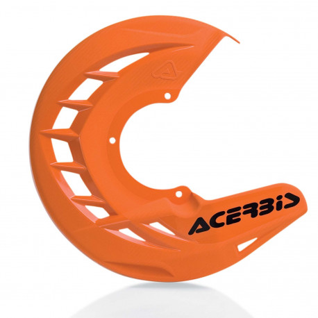 X-BRAKE FRONT DISC COVER - ORANGE