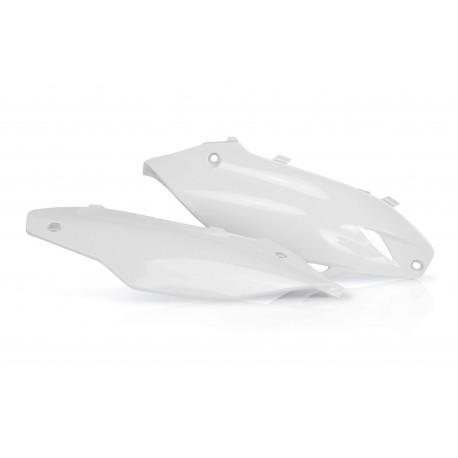 Plaques Latérales Kawasaki KXF450 12-15 + 250 13-16 - Blanc