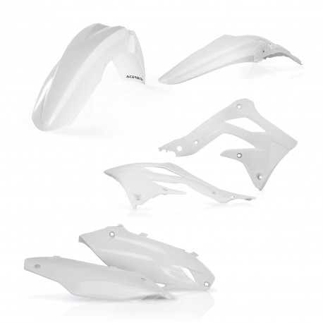 PLASTIC KIT KAWASAKI KXF450 12 - WHITE