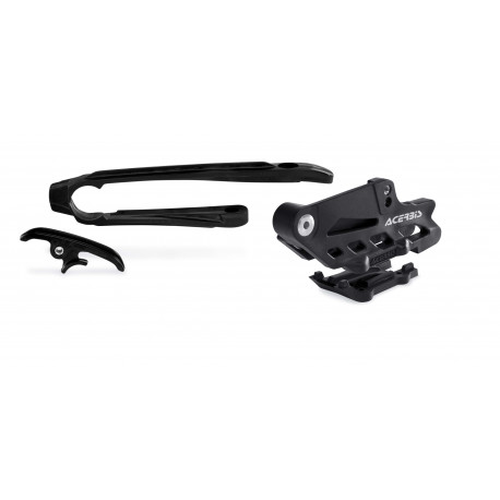 Kit Guide Chaine + Patin de Bras Oscillant KTM EXC 12-16 - Noir