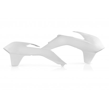 RADIATOR SCOOPS KTM EXC/EXCF 14-16 + SX/SXF 13-15 - WHITE