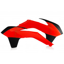 Ouies de radiateurs KTM EXC/EXCF 14-16 + SX/SXF 13-15 - Fluo Orange/Noir