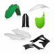 FULL PLASTIC KIT KAWASAKI KXF450 13-15 - GREEN/BLACK