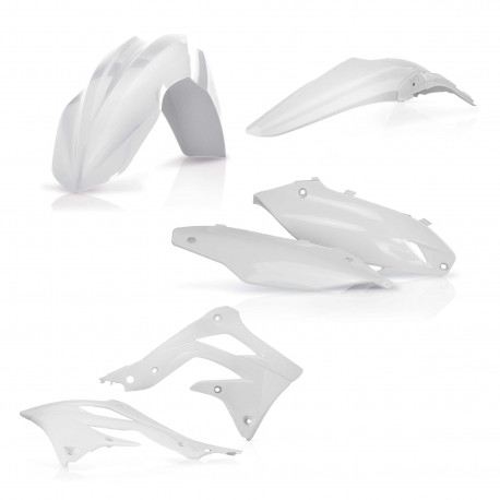 PLASTIC KIT KAWASAKI KXF450 12-15 - WHITE