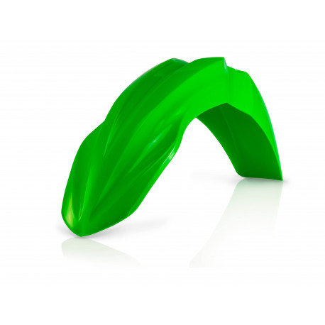 FRONT FENDER KAWASAKI KXF250 13-16 + KXF450 13-15 - FLUO GREEN