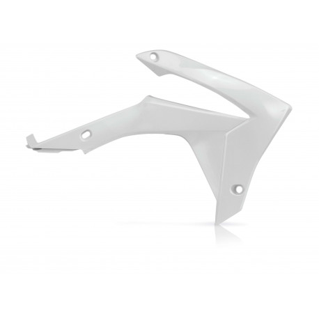 Ouies de radiateurs Honda CRF450 13-16 + 250 14-17 - Blanc