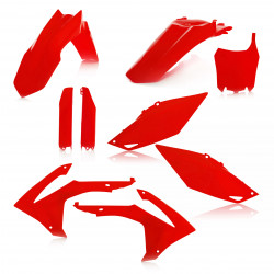 FULL PLASTIC KIT HONDA CRF250 14-17 + CRF450 13-16 - RED