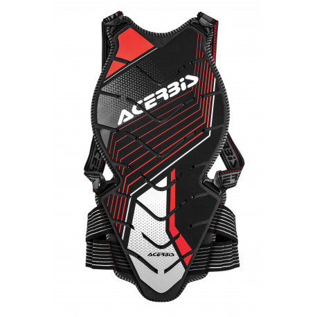 COMFORT BACK PROTECTOR 2.0 - BLACK/RED - S/M