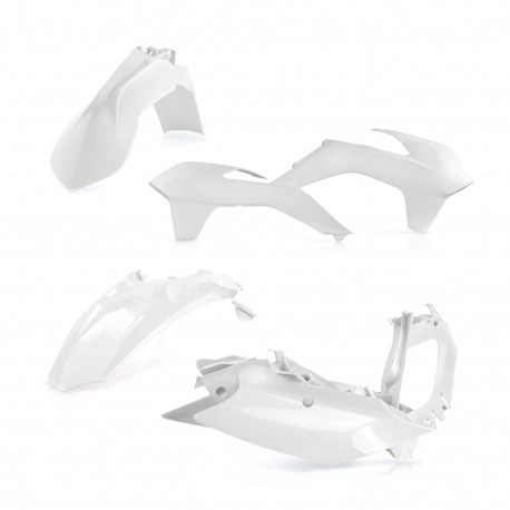 PLASTIC KIT KTM EXC/EXCF 14-16 - WHITE