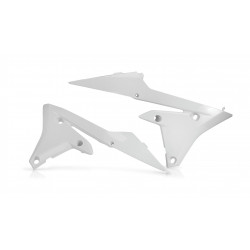 RADIATOR SCOOPS LOWER YAMAHA YZF250 14/18 + 450 14/17 - WHITE