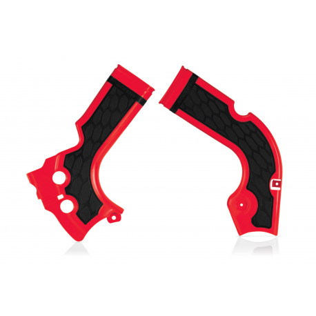 Protection Cadre X-Grip Honda CRF250 14/17 + 450 13/16 - Rouge/Noir